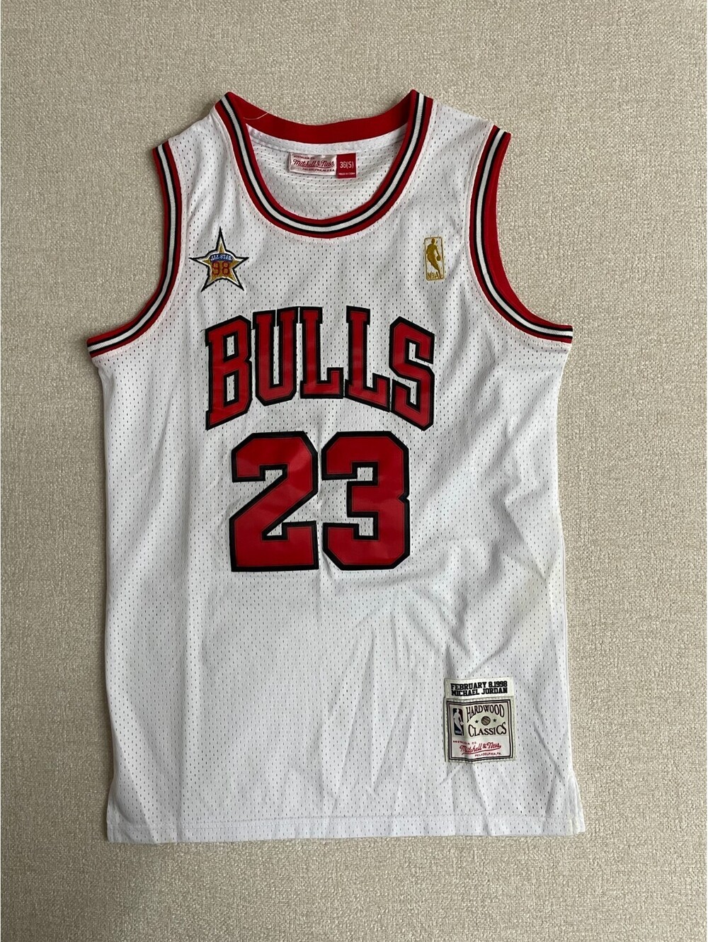 Mitchell & Ness Michael Jordan 1998 All-Star Game Chicago Bulls Jersey White 36